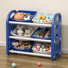 Kids Toy Storage Organizer with 6 Bins