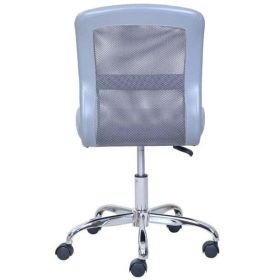 Mid-Back, Vinyl Mesh Task Office Chair (Color: Gray Mesh)